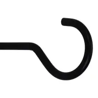 Кронштейн для кашпо настенный/потолочный металл, черный