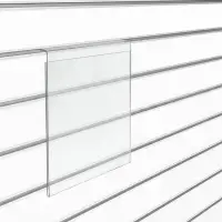 Ценникодержатель в эконом-панель, откидной, 10&times;13.5 см, прозрачный