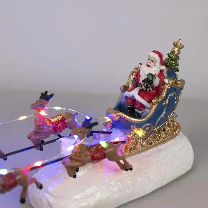 Фигура светодиодная &laquo;Рождественские сани&raquo;, 33.5&times;14 см, 24 LED, AАА&times;3