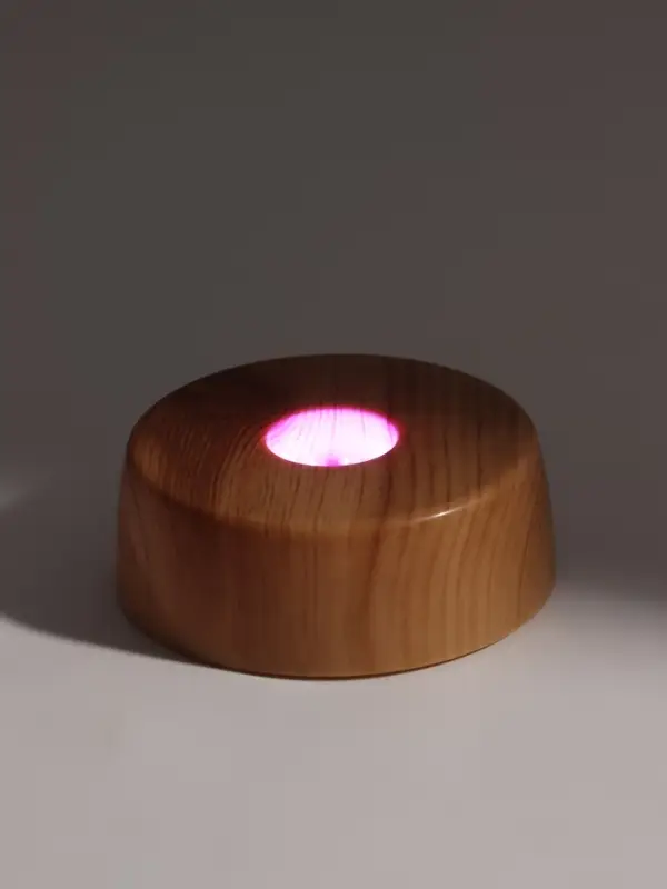 Подставка светодиодная LED, 2 диода, 3хLR44, 6&times;6&times;2, под дерево