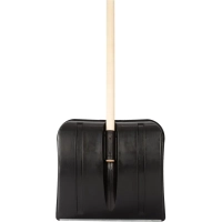 Лопата д/уборки снега с прямым деревянным черенком ковш 40х37см