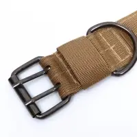 Ошейник с мягкой подкладкой, 67&times;4 см, ОШ 43-53 см, песочный