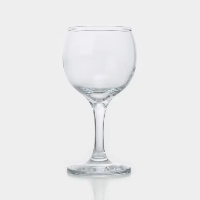 Бокалы для вина Paşabah&ccedil;e Bistro, 220 мл, набор 3 шт., стекло, прозрачные