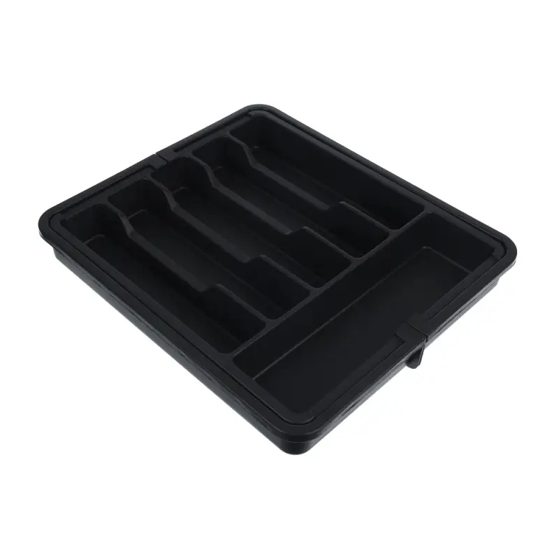 Лоток для столовых приборов тм VETTA, раздвигающийся, 37х33 см, пластик