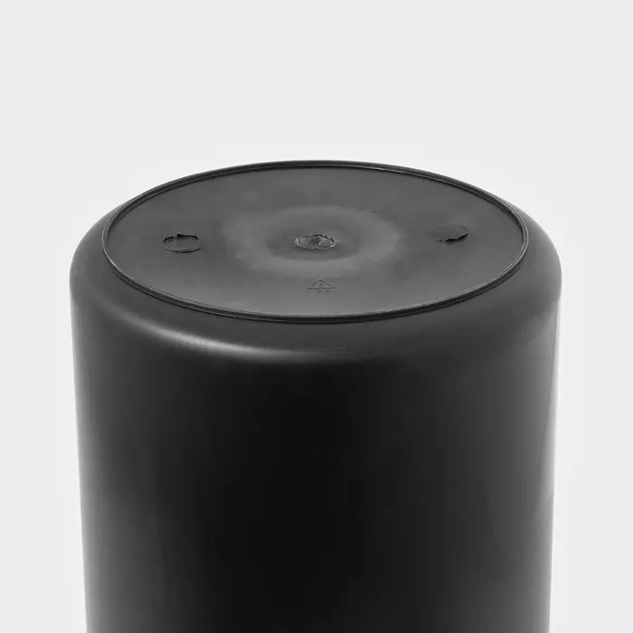 Ведро мусорное с педалью Доляна, 20 л, нержавеющая сталь, хромированное