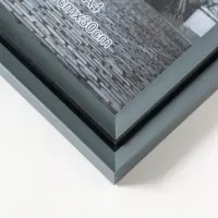 Фоторамка пластик формат А4 см "Остин" серый графит 33,5х24,5х1,5 см