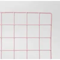 Сетка торговая 45&times;65 см, ячейка 5&times;5 см, окантовка 5 мм, пруток 3 мм розовая