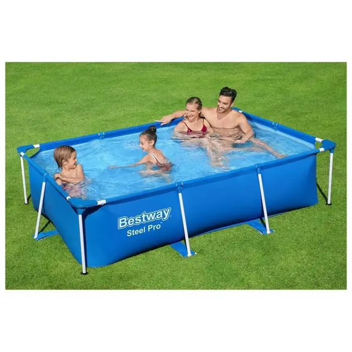 Бассейн каркасный Steel Pro, 259&times;170&times;61 см, прямоугольный, 56403 Bestway