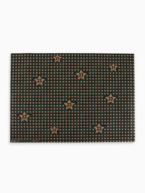 Бумага упаковочная крафт &laquo;Звёзды 23 февраля&raquo;, 50&times;70 см