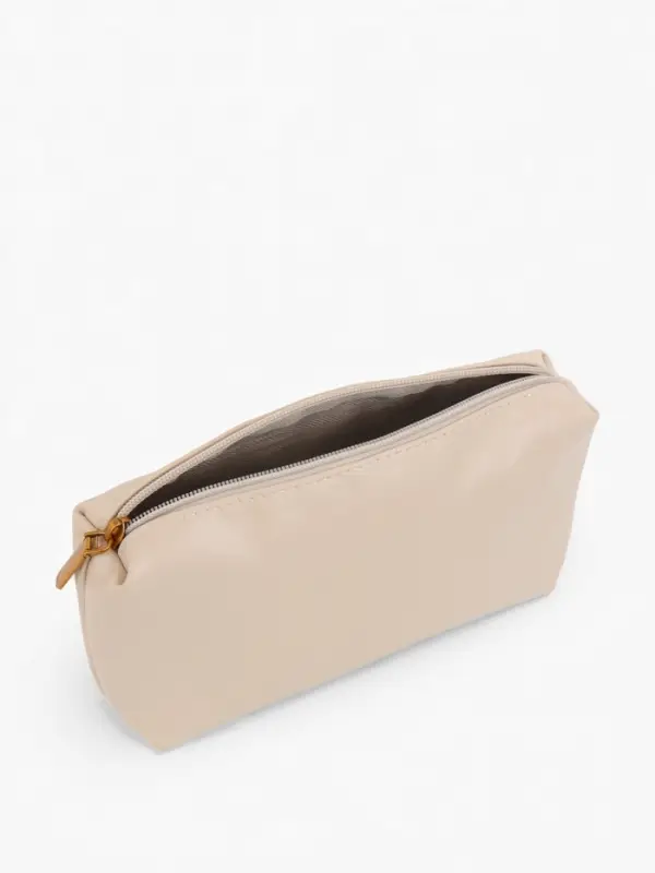 Сумка женская мессенджер TEXTURA на магните, с косметичкой, 28&times;4&times;20 см, молочная