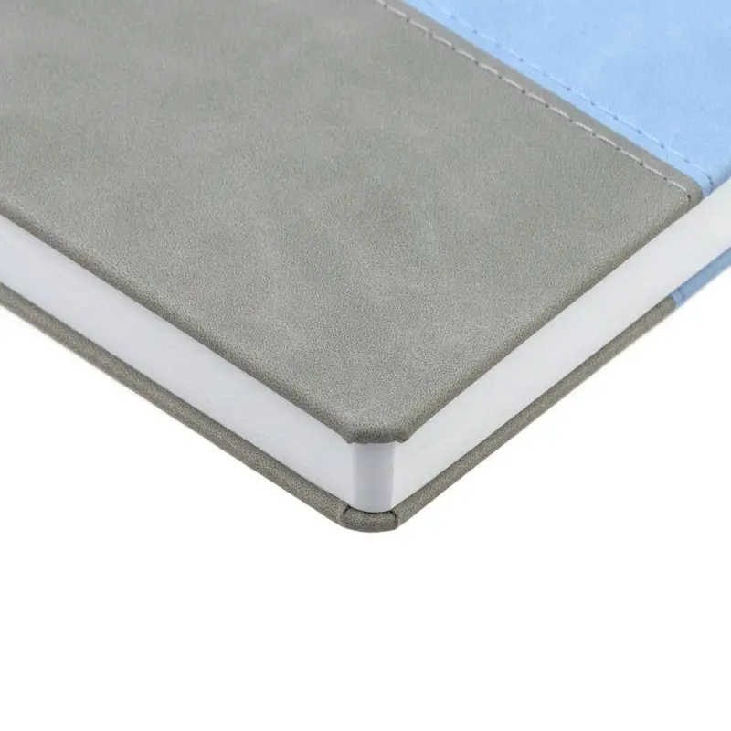 Ежедневник Horizon, недатированный, серый с голубым