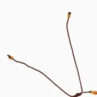 Браслет, длина 16 см, цв. коричневый