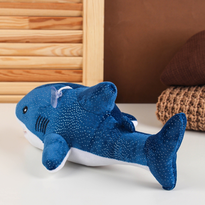 Мягкая игрушка «Акула», 40 см, цвет синий