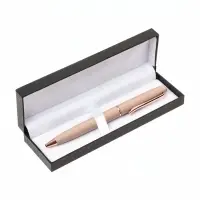 Ручка подарочная шариковая Calligrata &laquo;Оригинал&raquo;, в кожзам футляре, поворотная, корпус бежевый