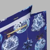 Пакет подарочный ламинированный &laquo;Игрушки гжель&raquo;, M 26&times;32&times;12 см