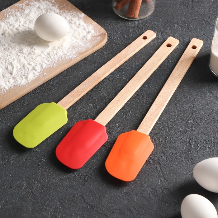 Лопатка Доляна «Домашний помощник», 28×5 см, цвет МИКС Лопатка Доляна «Домашний помощник», 28×5 см, цвет МИКС