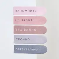 Набор стикеров-закладок &laquo;Сегодня твой день&raquo;, 5 шт., 20 л