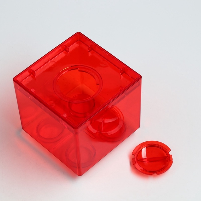 Копилка конструктор, красная Копилка конструктор, красная