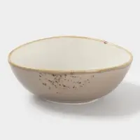 Салатник Magistro &laquo;Церера&raquo;, 440 мл, 15.3&times;13 см, фарфор, коричневый