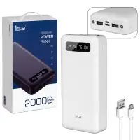 Внешний аккумулятор PB-102 20000 mAh белый (20шт/кор)