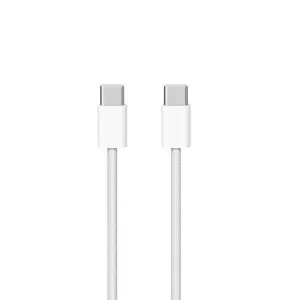 Кабель Type-C на Type-C Iph 17 1m 60W белый no logo