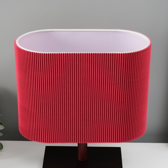 Светильник настольный Светильник настольный "Консул" 1х40Вт Е27 венге/бордовый 25х13х29см