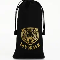 Стопки в чехле &laquo;Тигр&raquo;: нержавеющая сталь, набор 3 шт.&times;30 мл