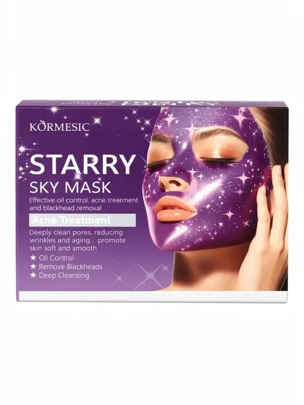 Маска для лица для глубокого очищения пор &laquo;Звездное небо&raquo; KORMESIC, 120 г