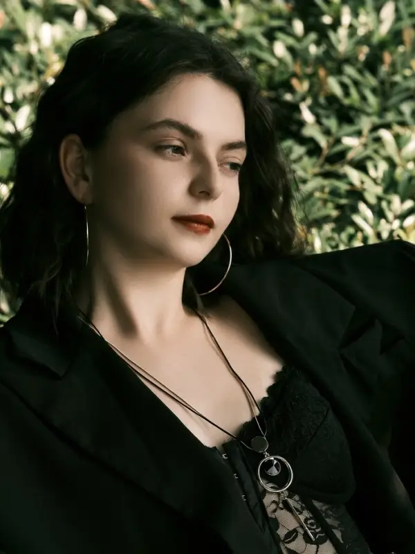 Кулон на цепочке &laquo;Цепь&raquo;, тотем, кольцо с иголкой, чёрный в золоте, 72 см