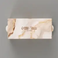 Коробка подарочная с окном &laquo;Мрамор&raquo;, 12&times;5.5&times;5.5 см, самосборная