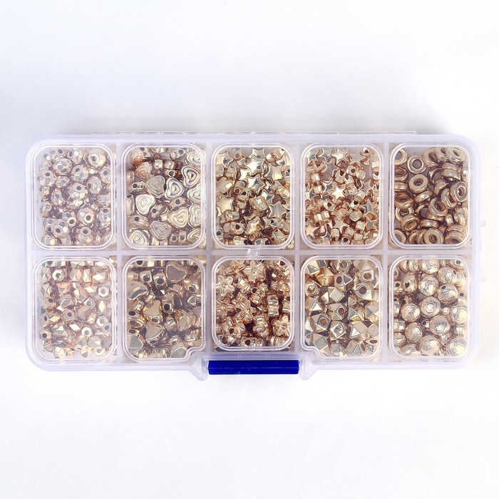 Набор для создания украшений «Роскошные бусины», набор 500 шт., 10 видов бусин Набор для создания украшений «Роскошные бусины», набор 500 шт., 10 видов бусин