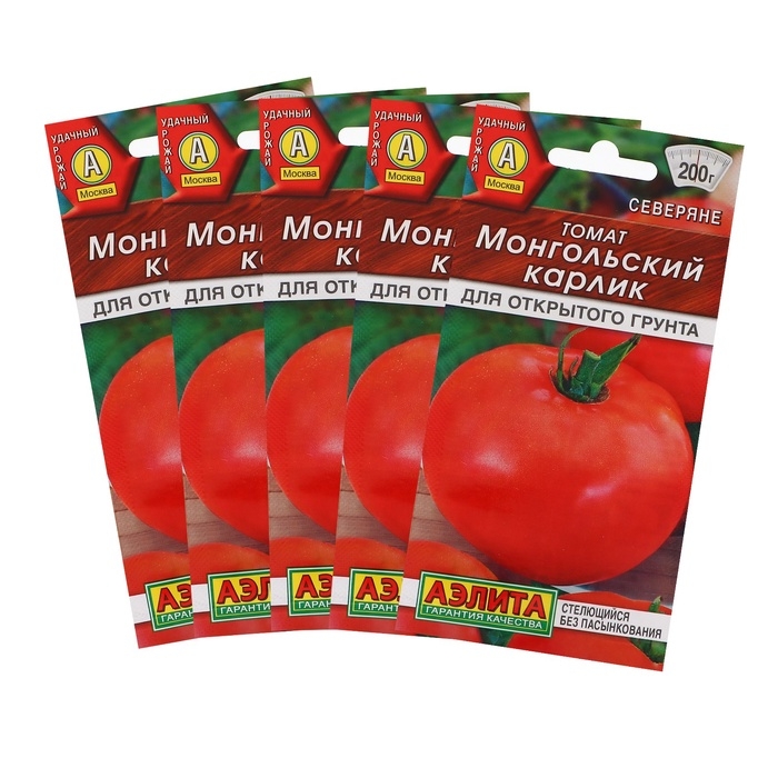 Семена Томат Семена Томат "Монгольский карлик", набор 5 шт