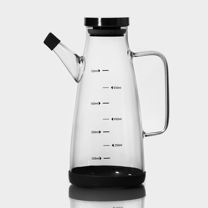 Бутылка стеклянная для соуса и масла &laquo;Мадлен&raquo;, 750 мл, 9,6&times;16&times;20,7 см