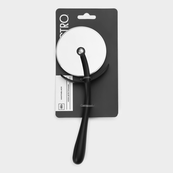 Нож для пиццы и теста Magistro Vantablack, 18×6,8 см, цвет чёрный Нож для пиццы и теста Magistro Vantablack, 18×6,8 см, цвет чёрный