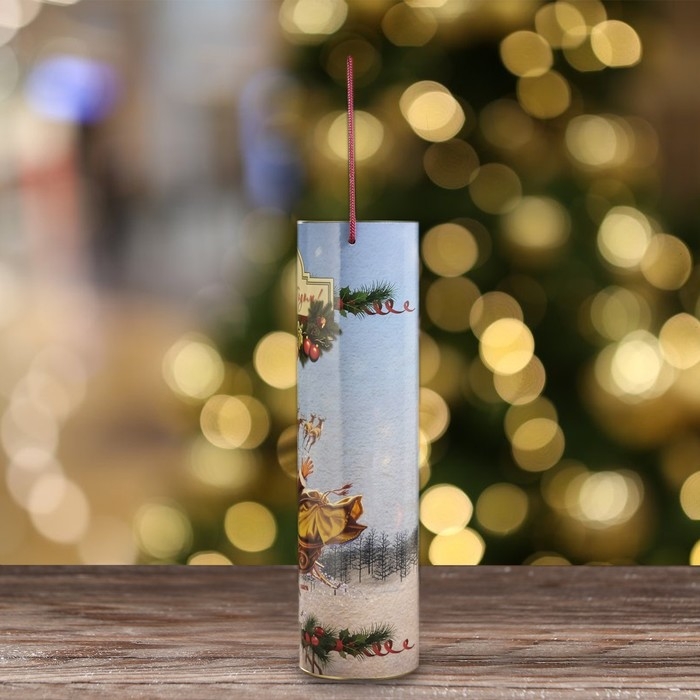 Новый год. Подарочная коробка, тубус под бутылку «Санта» 92 х 350 мм (330 мм внутр. высота). Новый год. Подарочная коробка, тубус под бутылку «Санта» 92 х 350 мм (330 мм внутр. высота).