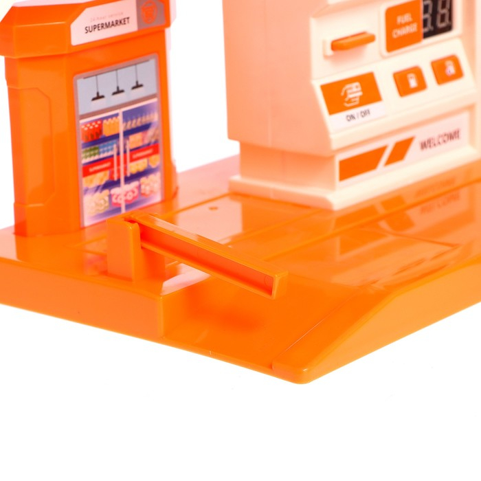 Парковка «Заправочная станция», с дисплеем, свет и звук Парковка «Заправочная станция», с дисплеем, свет и звук