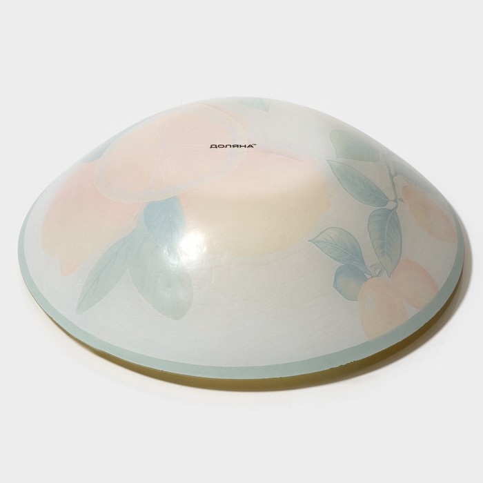 Салатник стеклянный Доляна «Дольче», 1,1 л, 22×5 cм