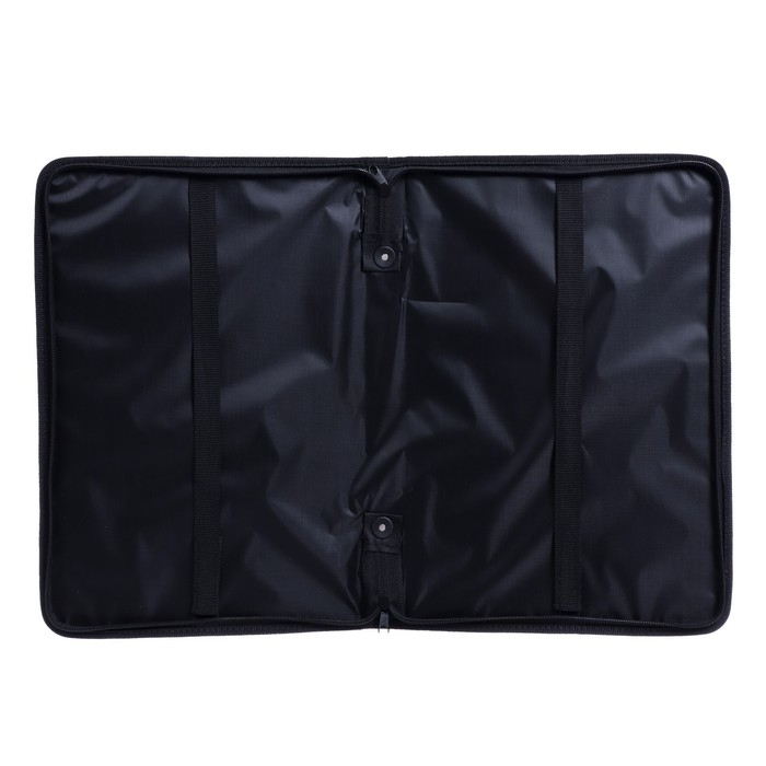 Папка с ручками текстильная, А4, 370 х 260 мм х 40мм, каркасная, 2В4 Папка с ручками текстильная, А4, 370 х 260 мм х 40мм, каркасная, 2В4 "Вдохновение. Белый горох"