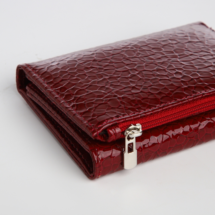 Кошелёк женский на магните, цвет бордовый Кошелёк женский на магните, цвет бордовый