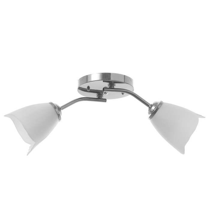 Люстра Оникс 2х15Вт E27 хром 50х15х15см BayerLux Люстра Оникс 2х15Вт E27 хром 50х15х15см BayerLux