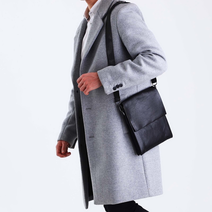 Сумка мужская, цвет чёрный Сумка мужская, цвет чёрный