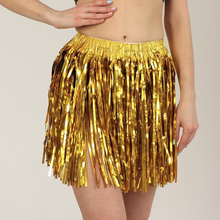 Юбка, 40 см, на липучке, цвет золотой Юбка, 40 см, на липучке, цвет золотой