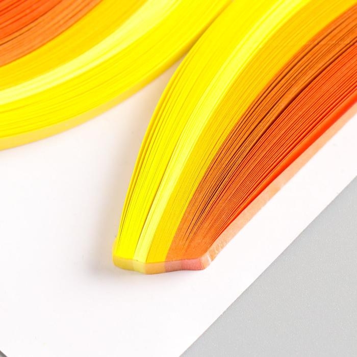 Полоски для квиллинга 100 полосок плотность 120 гр Полоски для квиллинга 100 полосок плотность 120 гр "Жёлтый оранж" ширина 0,5 см длина 39 см 517733