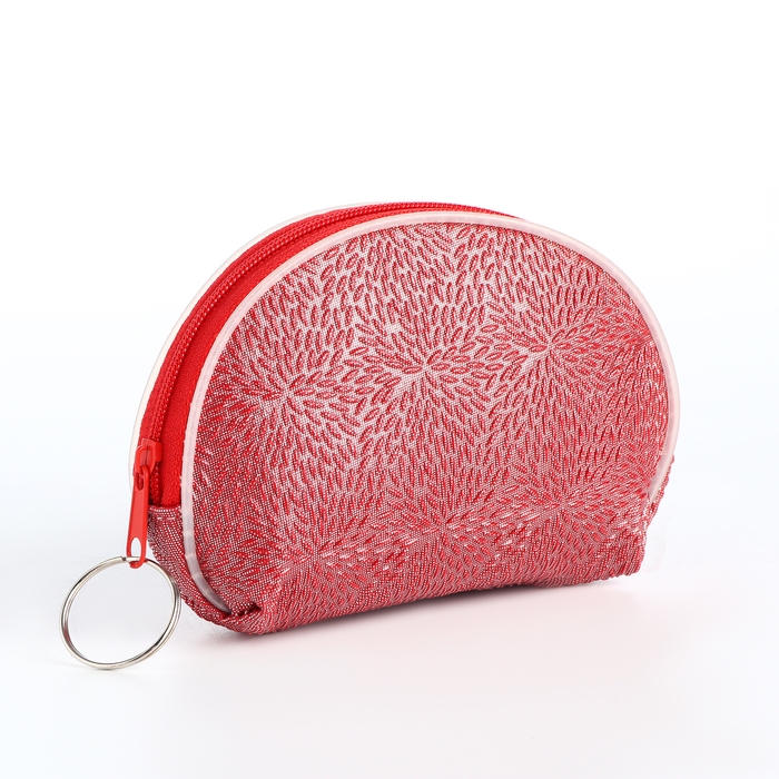 Кошелёк женский на молнии, цвет красный Кошелёк женский на молнии, цвет красный