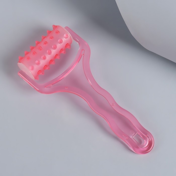 Массажёр - роллер, с шипами, 19 × 9 × 3,5 см, универсальный, цвет МИКС Массажёр - роллер, с шипами, 19 × 9 × 3,5 см, универсальный, цвет МИКС