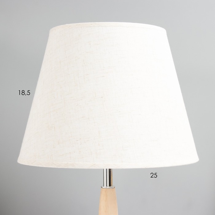 Настольная лампа Настольная лампа "Фрутекс" E27 40Вт светлое дерево 25х25х37,5 см RISALUX