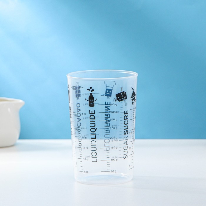 Стакан мерный «Весёлая кухня», 400 мл, цвет МИКС Стакан мерный «Весёлая кухня», 400 мл, цвет МИКС