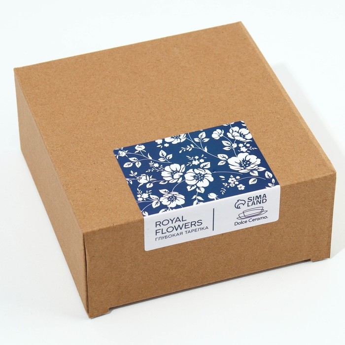 Глубокая тарелка керамическая Royal Garden, 14.5 см, 550 мл Глубокая тарелка керамическая Royal Garden, 14.5 см, 550 мл