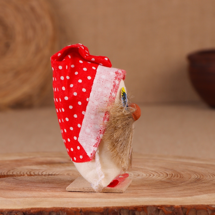 Оберег «Домовой», с ложкой, 10 см, микс Оберег «Домовой», с ложкой, 10 см, микс