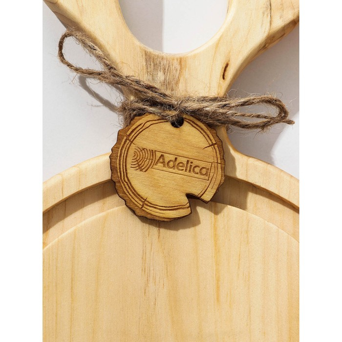 Доски разделочные и ящик Adelica, 3 шт: 37×22×2,5 см, 35×22×2,5 см, 35×22×2,5 см, цельный массив кедра